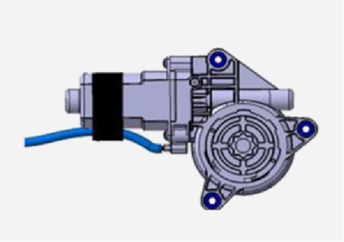 玻璃升降齿轮箱Gear box for window glass lifter